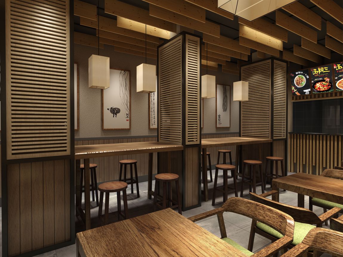 餐饮空间就餐区设计效果图