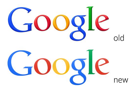 谷歌新旧LOGO设计对比