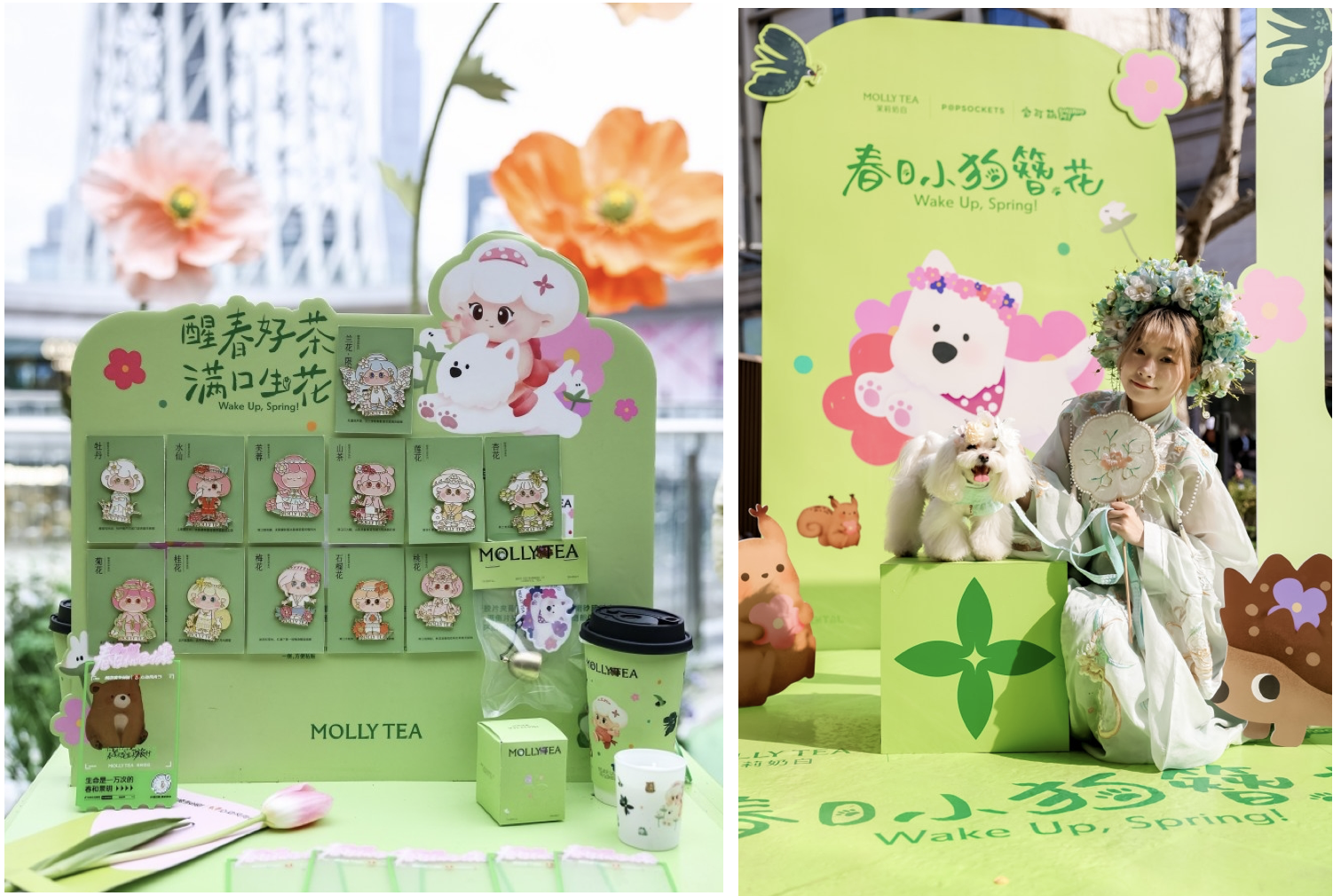 茉莉奶白,深圳餐饮logo设计醒春好茶