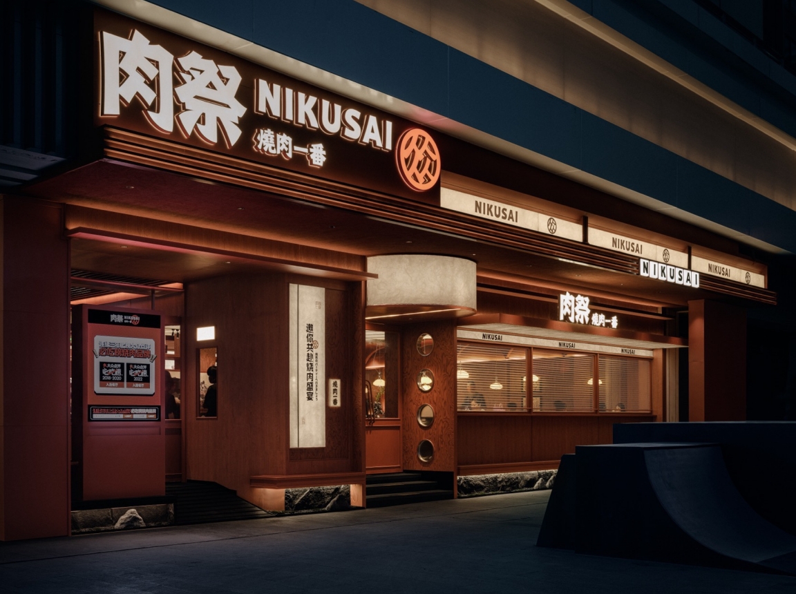 深圳餐饮空间设计，肉祭烤肉店，深圳餐饮策划设计，深圳餐饮vi设计，深圳logo设计